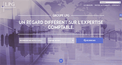 Desktop Screenshot of groupe-lpg.com
